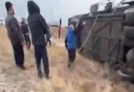 Казакстанда Пермь-Ташкент багытындагы автобус аварияга учурап, беш адам мерт болду