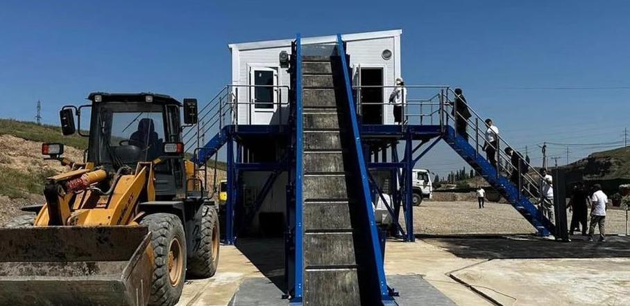 В Оше запущена станция по сортировке и переработке мусора