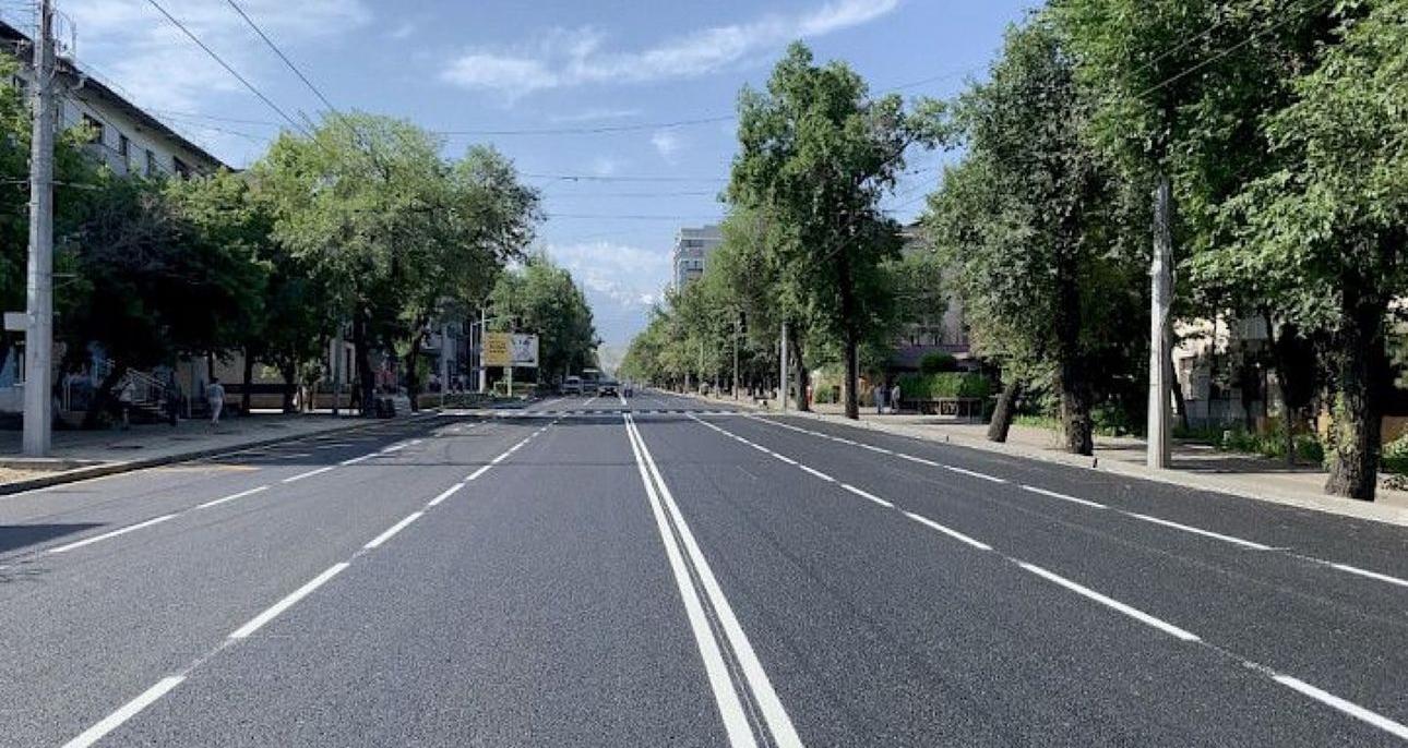 В Бишкеке завершили капитальный ремонт 4 улиц&nbsp;